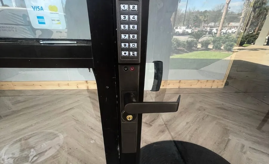 business lock installation