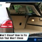 car trunk wont close