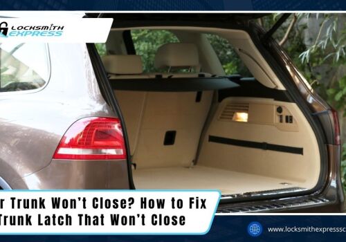 car trunk wont close