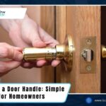 how to fix a door handle